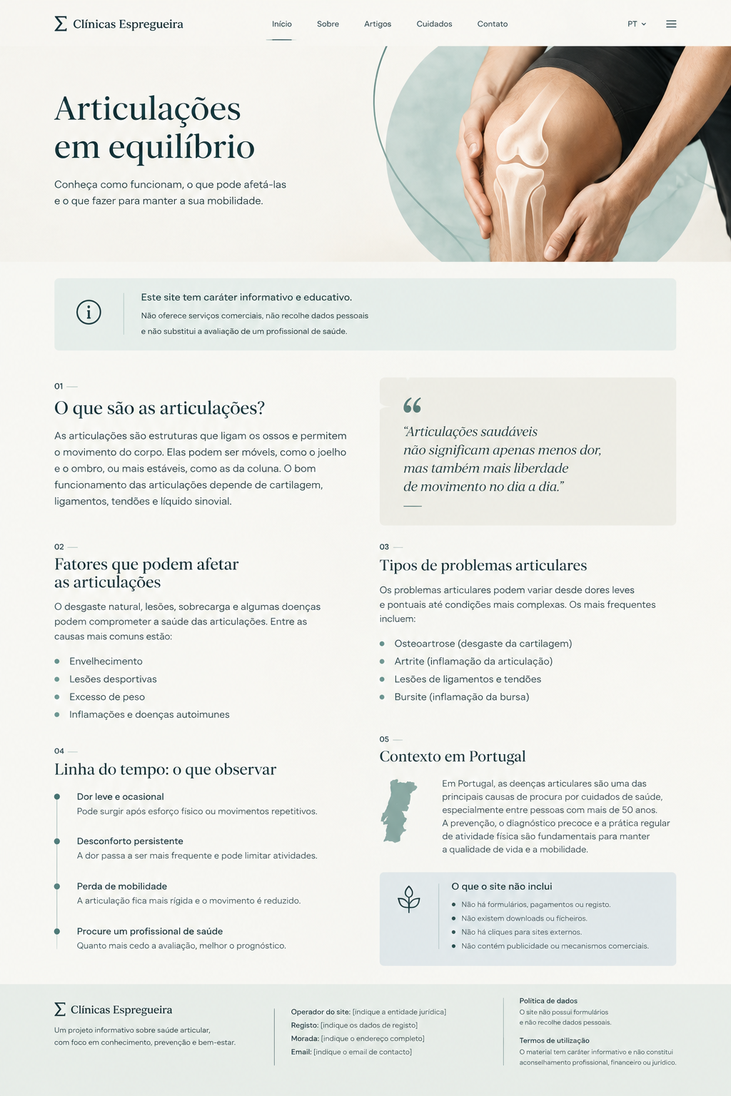 Ilustração editorial de uma pessoa em pé com destaque para várias articulações